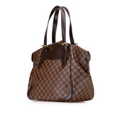 ルイ ヴィトン ダミエ ヴェローナGM ショルダーバッグ トートバッグ N41119 ブラウン PVC レザー レディース LOUIS VUITTON 【中古】